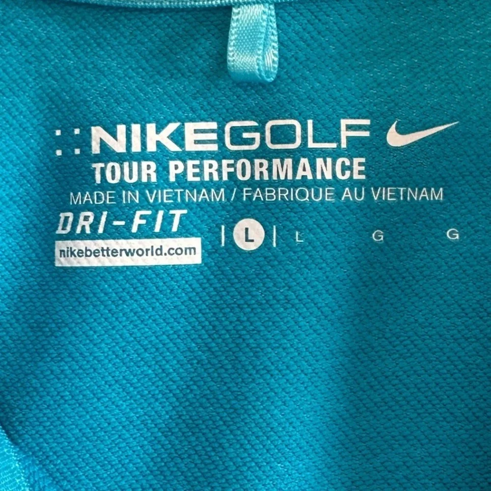 Nike Golf Dri-FIT Sleeveless Polo Shirt‎ Blue Women's Large